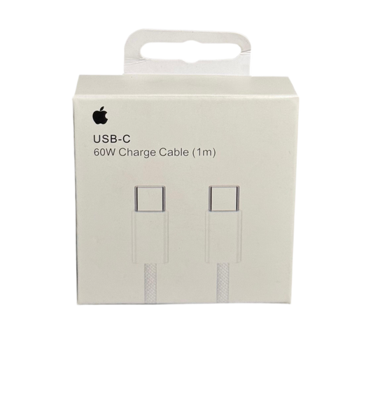 USB-C to USB-C Apple Charging Cable (60W, 1 Meter)